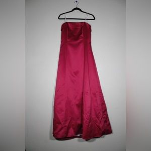 Red Strapless Homecoming/Prom Dress